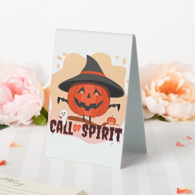 Halloween Call of Spirit Table Tent (In SItu (Wedding))