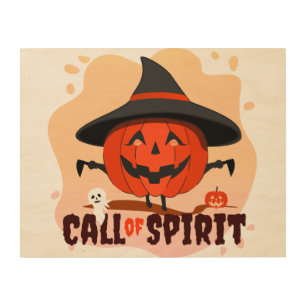 Halloween Call of Spirit Wood Wall Art