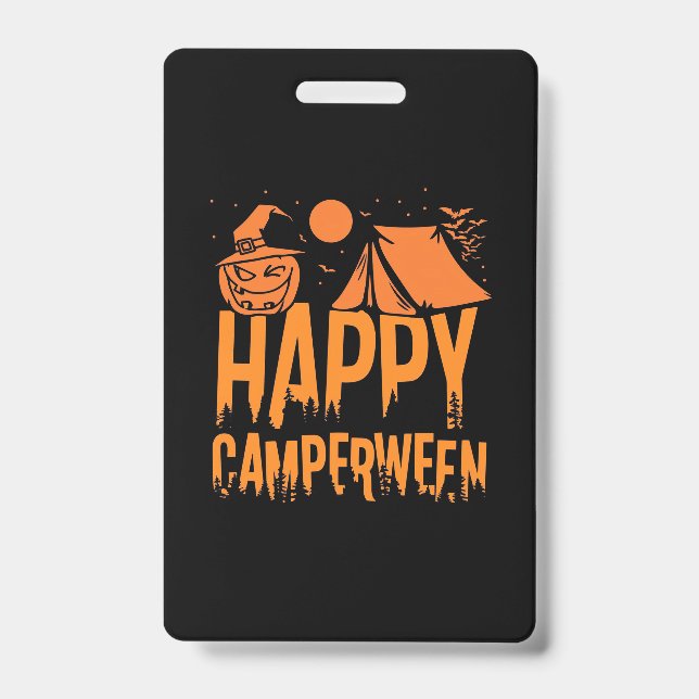 Halloween Camper Nature Badge (Front)