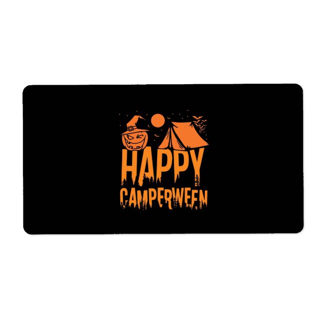 Halloween Camper Nature Label (Front)