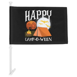 Halloween Camping Happy Camp O Ween Costume Car Flag
