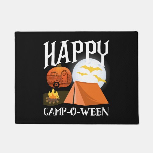 Halloween Camping Happy Camp O Ween Costume Doormat