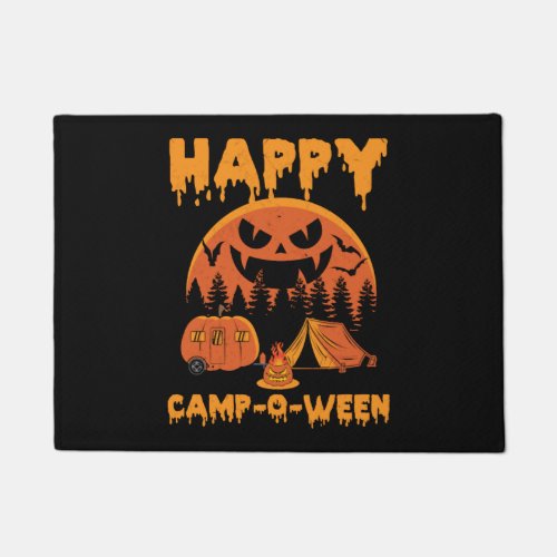 Halloween Camping _ Happy Camp O Ween Doormat