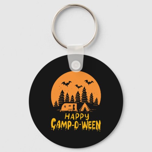 Halloween Camping _ Happy Camp_O_Ween Keychain
