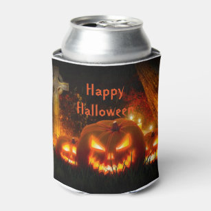 halloween can coolerjack o lanterns can cooler