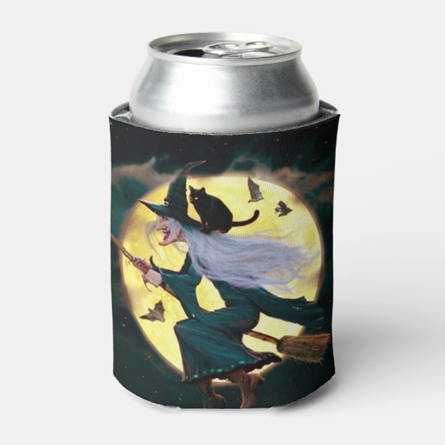 Halloween Can Cooler/Witch Cooler (Can Front)