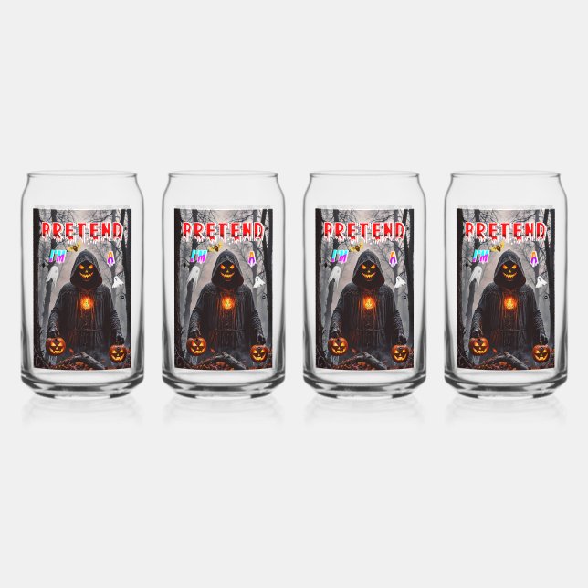 Halloween Can Glass (Front)