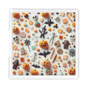 Halloween Candies Acrylic Tray