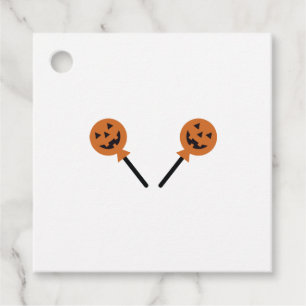 Halloween Candies Favor Tags