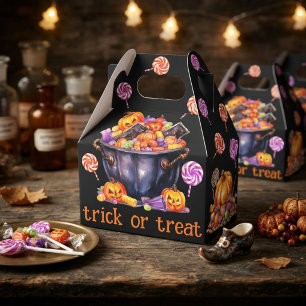 Halloween Candies Trick Or Treat Favor Boxes