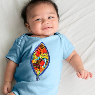 Halloween candy bag baby bodysuit