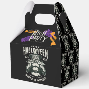 Halloween Candy Box with Witch Design