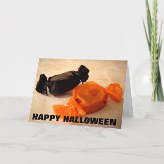 Halloween Candy card