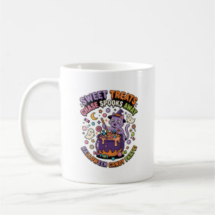 Halloween Candy Cauldron Spooky Treats Coffee Mug