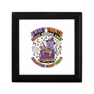 Halloween Candy Cauldron Spooky Treats Gift Box