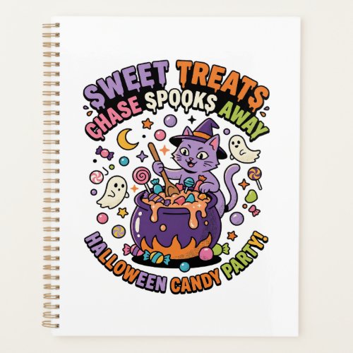 Halloween Candy Cauldron Spooky Treats Planner