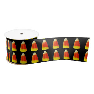 Halloween Candy Corn 3" Ribbon