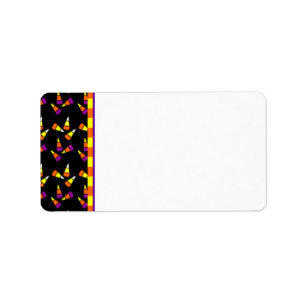 Halloween Candy Corn Address Labels