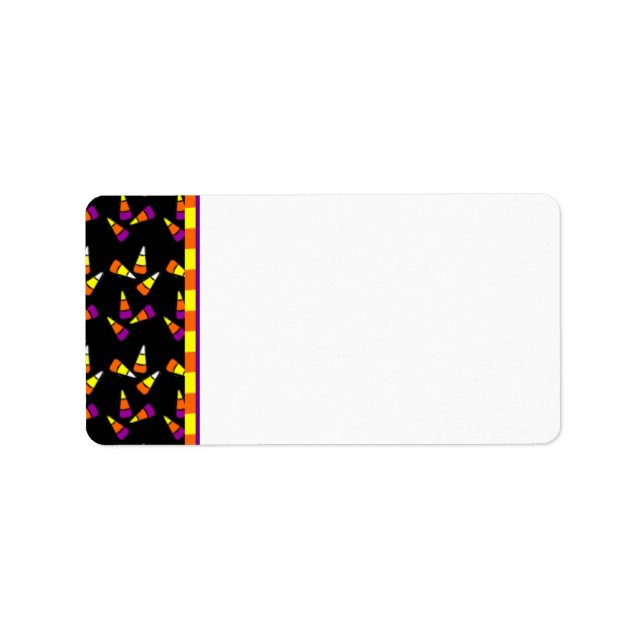 Halloween Candy Corn Address Labels (Front)