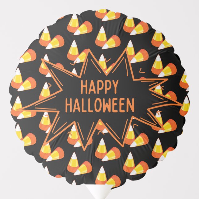 Halloween Candy Corn Balloon (Front)
