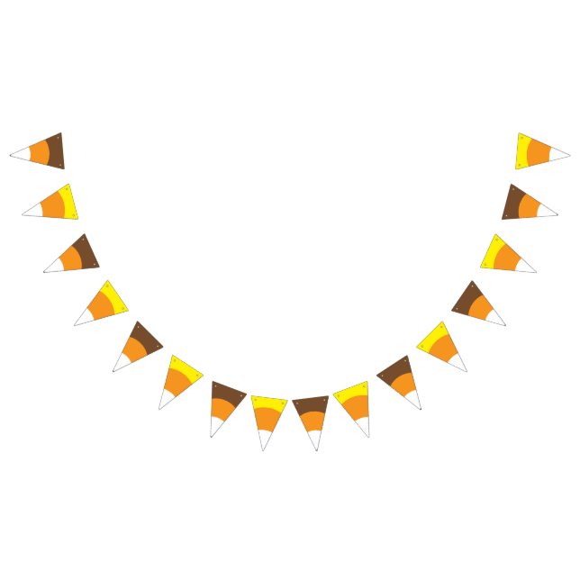Halloween Candy Corn bunting banner (All)