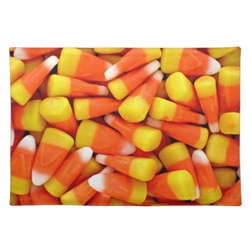 Halloween Candy Corn Cloth Placemat