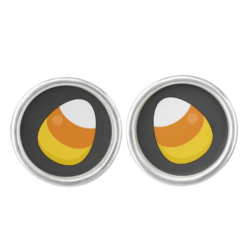 Halloween Candy Corn Cufflinks