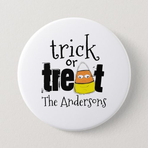 Halloween Candy Corn Cute Whimsical Funny Button