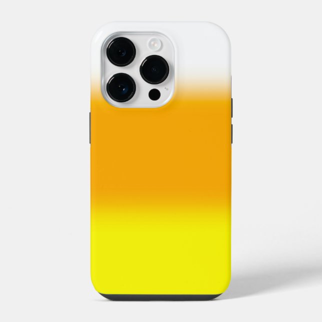 Halloween Candy Corn Gradient Iphone Case (Back)