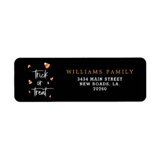 Halloween Candy Corn Labels
