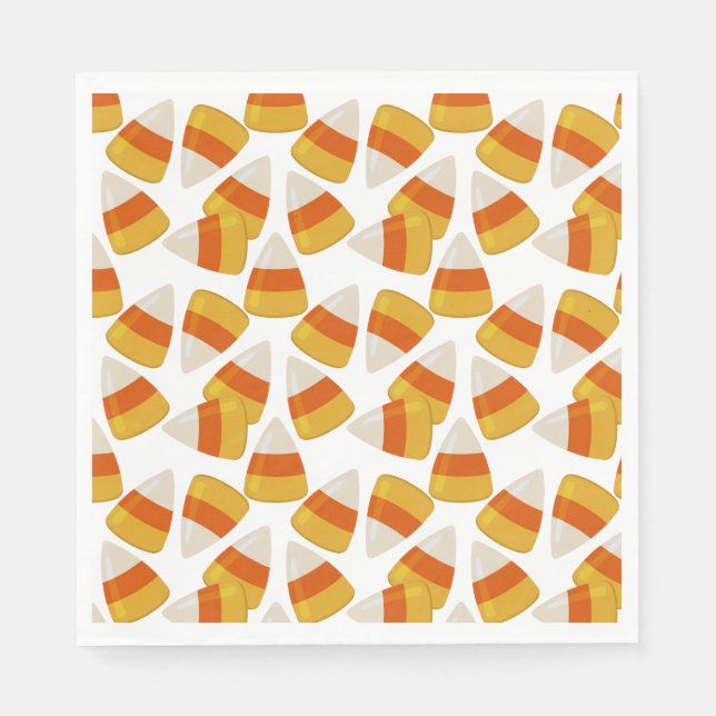 Halloween Candy Corn Napkins (Front)