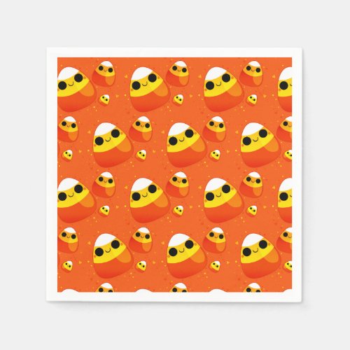 Halloween Candy Corn Paper Napkins