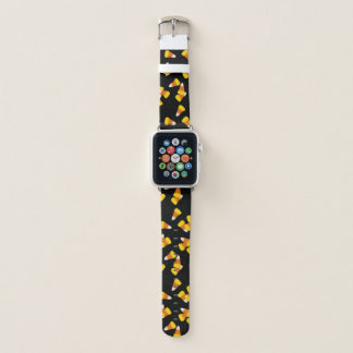 Halloween candy corn pattern apple watch band