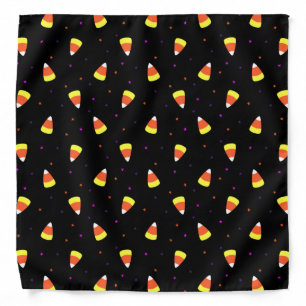 Halloween Candy Corn Pattern Bandana
