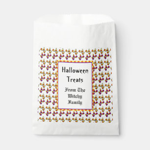Halloween Candy Corn Pattern Custom Favor Bag
