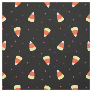 Halloween Candy Corn Pattern Fabric