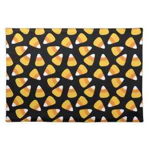 Halloween Candy Corn Pattern Placemat