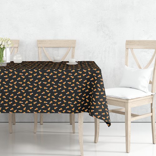 Halloween Candy Corn Pattern Tablecloth
