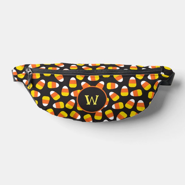 Halloween Candy Corn Patterned Fanny Pack (Lay Down)