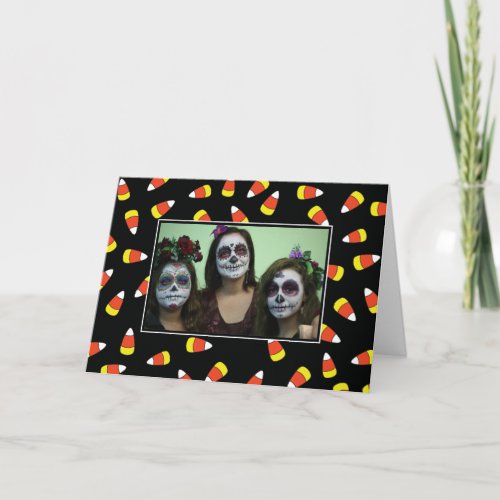 Halloween Candy Corn Photo Card