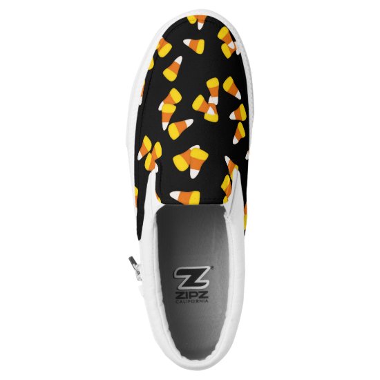 Halloween candy corn pieces Slip-On sneakers