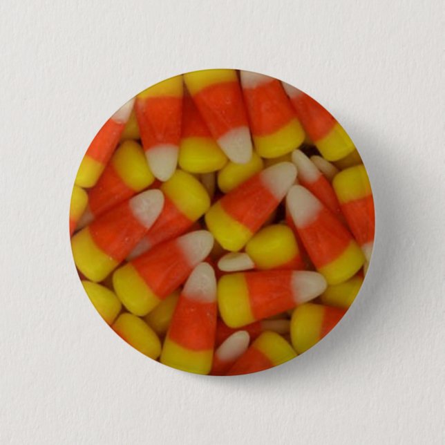 Halloween Candy Corn Pinback Button (Front)