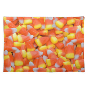 halloween candy corn placemat
