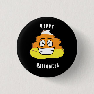 Halloween Candy Corn Poop Emoji Costume Pin Orange