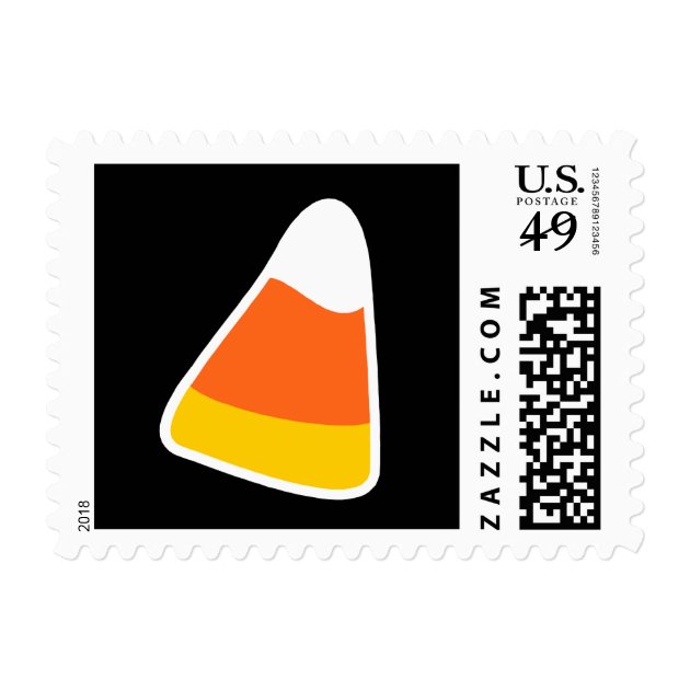 Halloween Candy Corn Postage Stamps