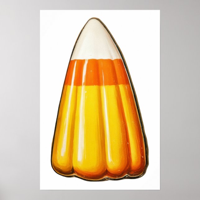 Halloween candy corn  poster (Front)