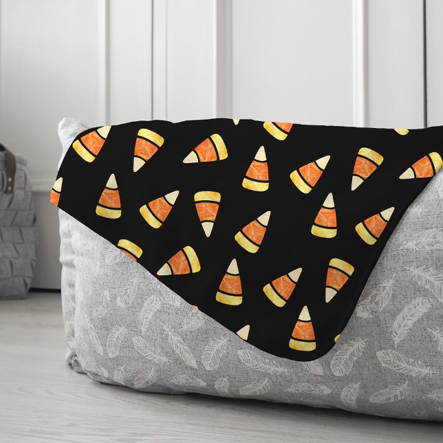 Halloween Candy Corn Print Swaddle Blanket (Creator Uploaded)