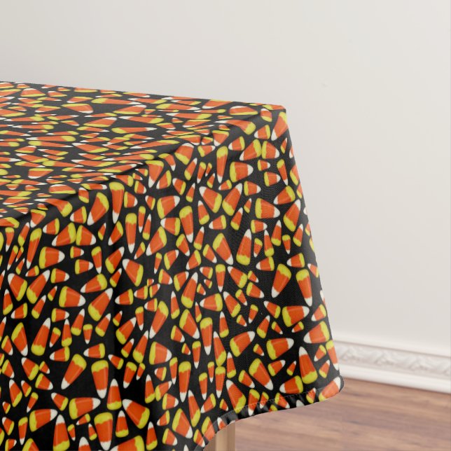 Halloween Candy Corn Tablecloth (In Situ)