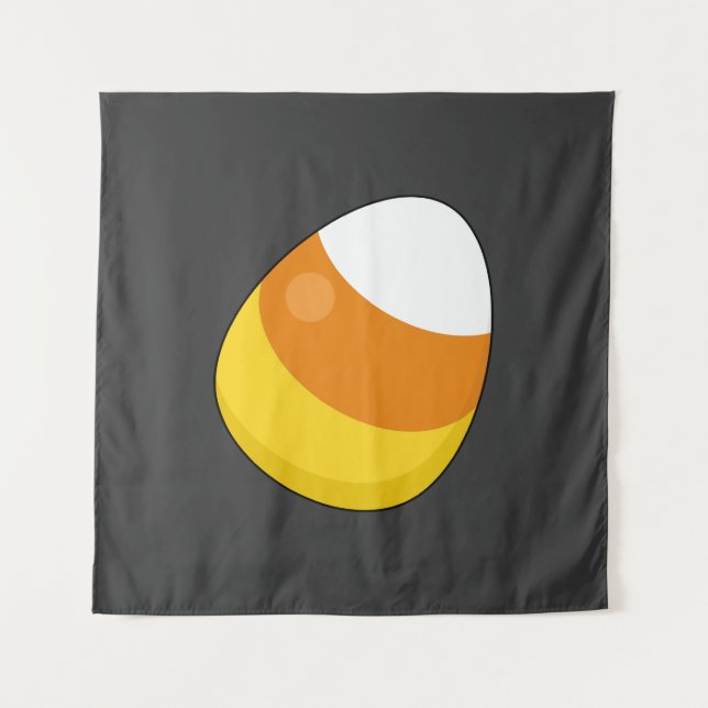 Halloween Candy Corn Tapestry (Front)