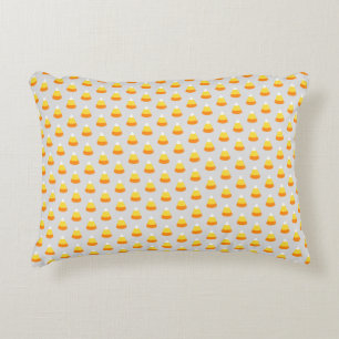 Halloween Candy Corn Treat Decor Throw Pillow
